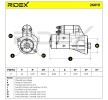 RIDEX Marş motoru 2, 0kW, 2kW — 1997 Nissan Patrol (5)
