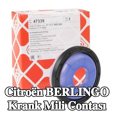 FEBI BILSTEIN ACM (Poliakrilat) krank mili contası, PTFE (politetrafloroetilen), montaj manşonu ile — Citroën Berlingo