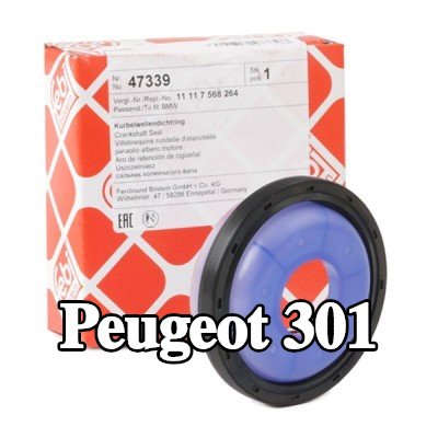 FEBI BILSTEIN حشية العمود المرفقي ACM (بولي أكريلات), PTFE (بولي تترافلورو إيثيلين), مع جلبة التثبيت — Peugeot 301