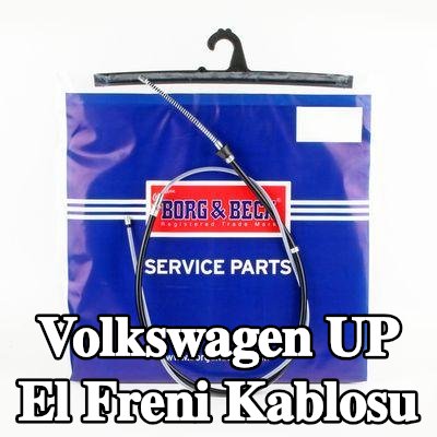 BORG & BECK El freni kablosu 1705mm — Volkswagen Up
