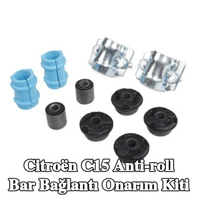 3RG Ön aks her iki taraf anti-roll bar bağlantısı tamir kiti — Citroën C15