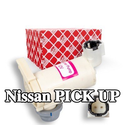 FEBI BILSTEIN مضخة غسيل الزجاج الأمامي 12V, مع حلقة مانعة للتسرب — 2000 Nissan Pick Up