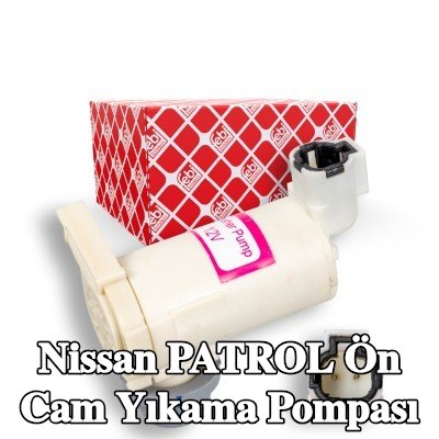FEBI BILSTEIN Ön cam yıkama pompası 12V, conta halkası ile — 1997 Nissan Patrol