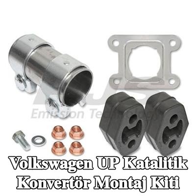 HJS Boru konektörlü katalitik konvertör montaj kiti — Volkswagen Up