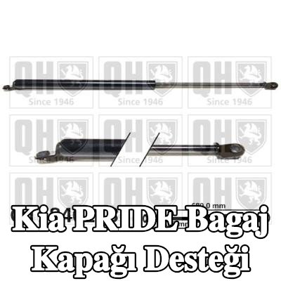 QUINTON HAZELL Bagaj kapağı desteği 680mm — Kia Pride