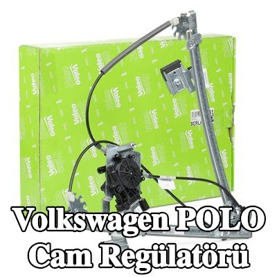 VALEO Cam regülatörü Sağ Ön, Elektrikli, elektrik motorlu — 2000 Volkswagen Polo