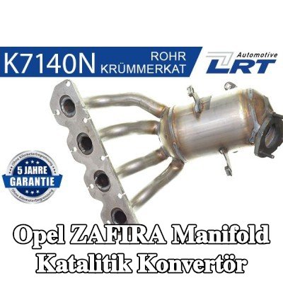 LRT Manifold Katalitik Konvertör — Opel Zafira