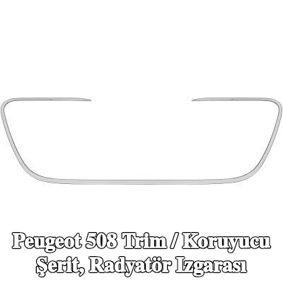 DIEDERICHS Trim / Koruyucu Şerit, radyatör ızgarası — Peugeot 508