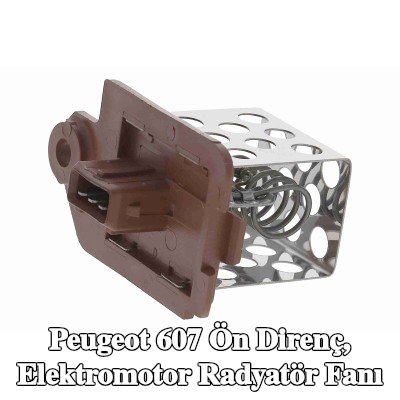 VEMO Ön direnç, elektromotor radyatör fanı — 2000 Peugeot 607