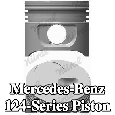 NÜRAL Piston segman tutuculu piston — Mercedes-Benz 124-Series