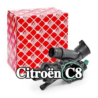 FEBI BILSTEIN غلاف الثرموستات مع الحشية/المانع للتسرب, مع جهاز استشعار, مزود بثرموستات — Citroën C8