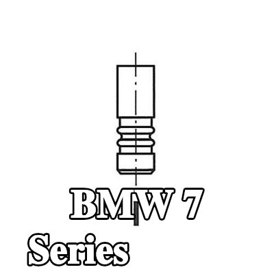 FRECCIA صمام العادم ساق صمام مطلية بالكروم — BMW 7 Series
