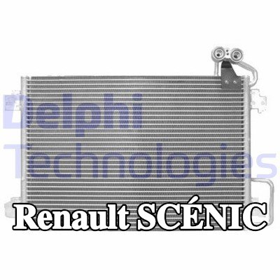 DELPHI مكثف تكييف الهواء بدون مجفف — 2000 Renault Scénic