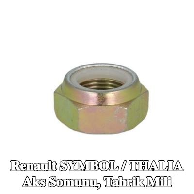 BTA Aks Somunu, Arka aks tahrik mili, tekerlek yatağı/tekerlek göbeği için — Renault Symbol / Thalia