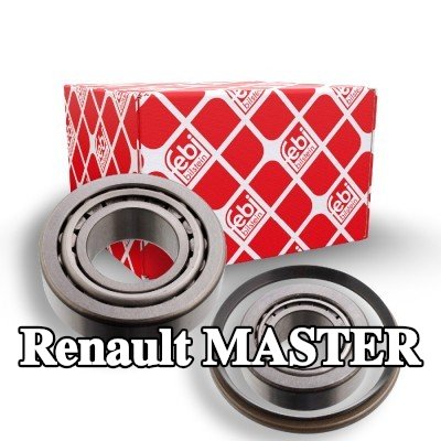 FEBI BILSTEIN طقم محمل العجلة للمحور الخلفي الأيسر, المحور الخلفي الأيمن, مع مانع تسرب العمود — 1990 Renault Master