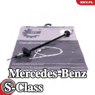 ESEN SKV كابل فرامل اليد الخلفي الأيسر, 456mm — 2012 Mercedes-Benz S-Class