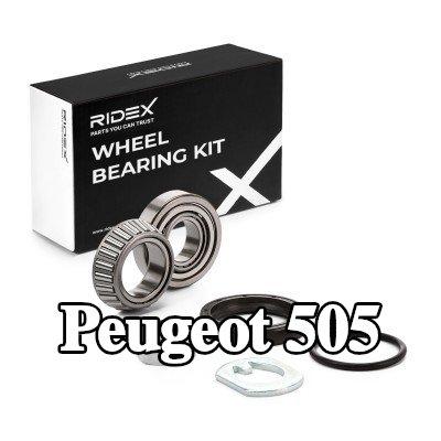 RIDEX طقم محامل العجلات للمحور الأمامي كلا الجانبين — Peugeot 505