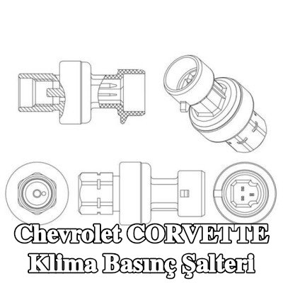 MAHLE Conta halkalı klima basınç şalteri — Chevrolet Corvette