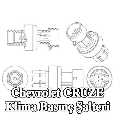 MAHLE Conta halkalı klima basınç şalteri — Chevrolet Cruze