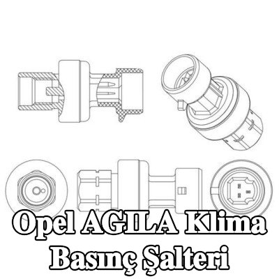 MAHLE Conta halkalı klima basınç şalteri — Opel Agila
