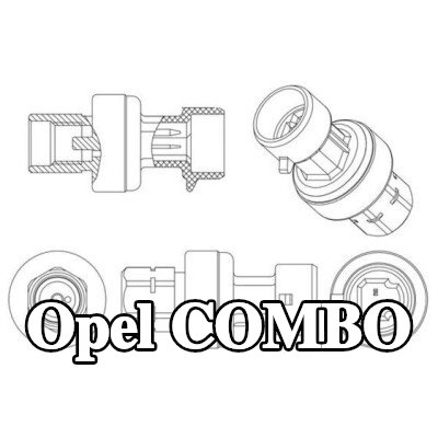 MAHLE مفتاح ضغط تكييف الهواء مع حلقة مانعة للتسرب — Opel Combo