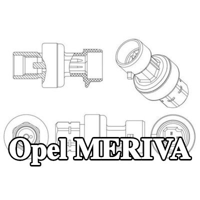 MAHLE مفتاح ضغط تكييف الهواء مع حلقة مانعة للتسرب — Opel Meriva