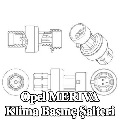 MAHLE Conta halkalı klima basınç şalteri — Opel Meriva