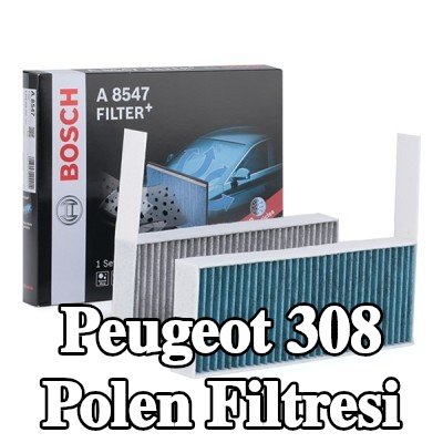 BOSCH Polen filtresi FILTER+, Aktif Karbon Filtresi — Peugeot 308