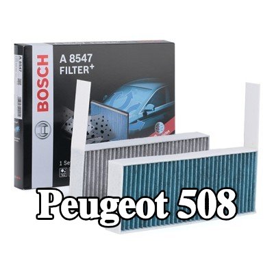 BOSCH مرشح حبوب اللقاح FILTER+, مرشح الكربون المنشط — Peugeot 508