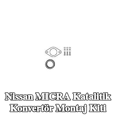 HJS Katalitik konvertör montaj kiti — 2002 Nissan Micra