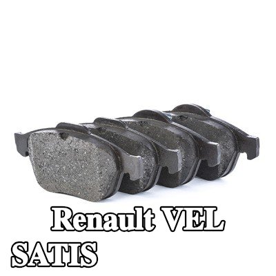 BOSCH مجموعة وسادات الفرامل 18mm, مع لوحة مانعة للصرير, مع مشبك مكبس — Renault Vel Satis