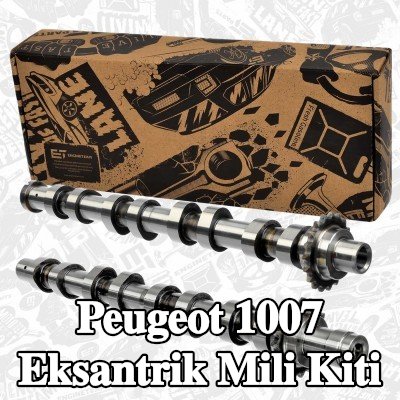 ET ENGINETEAM Egzoz tarafı eksantrik mili kiti, Emme Tarafı — Peugeot 1007