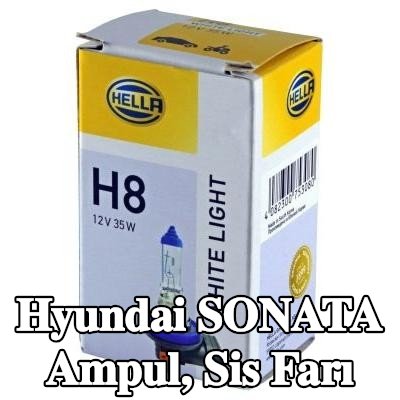 HELLA Ampul, sis farı — Hyundai Sonata