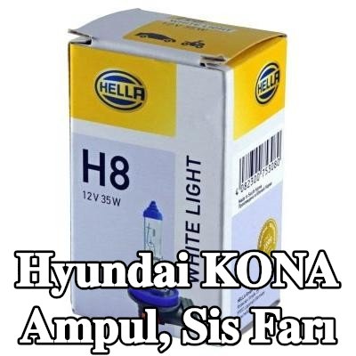 HELLA Ampul, sis farı — Hyundai Kona