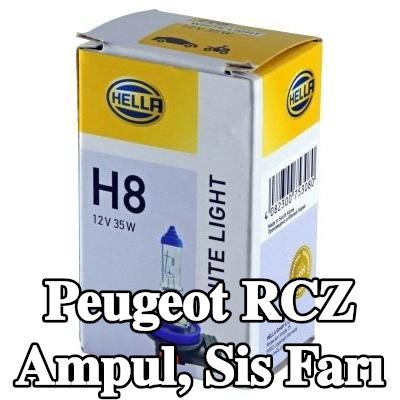 HELLA Ampul, sis farı — Peugeot Rcz