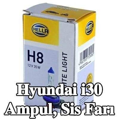HELLA Ampul, sis farı — Hyundai i30