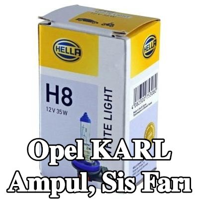 HELLA Ampul, sis farı — Opel Karl