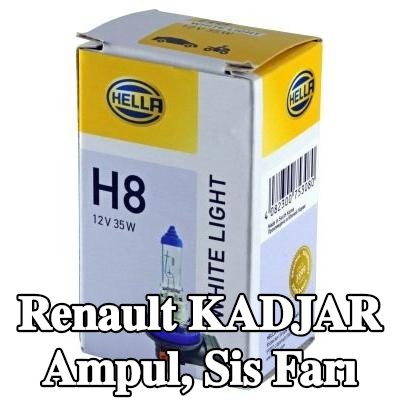 HELLA Ampul, sis farı — Renault Kadjar