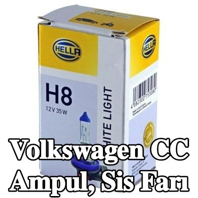 HELLA Ampul, sis farı — Volkswagen Cc