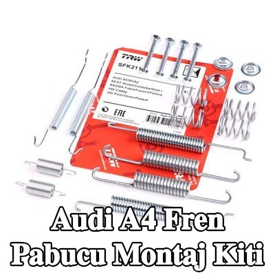 TRW Fren pabucu montaj kiti — Audi A4
