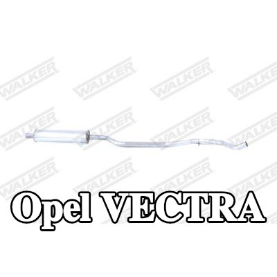 WALKER كاتم الصوت الأمامي بدون أجزاء التثبيت — Opel Vectra