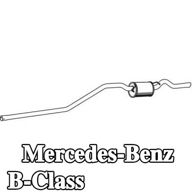 VEGAZ كاتم الصوت الخلفي — Mercedes-Benz B-Class