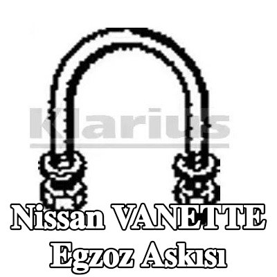 VEGAZ Egzoz askısı — 1990 Nissan Vanette
