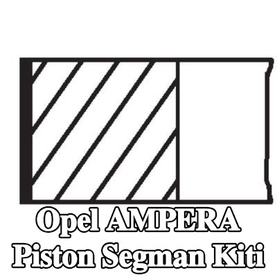 MAHLE Piston Segman Kiti — Opel Ampera