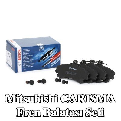 BOSCH Fren balatası seti 14, 2mm, gıcırtı önleyici plaka ile, cıvata/vida ile, montaj kılavuzu ile — Mitsubishi Carisma
