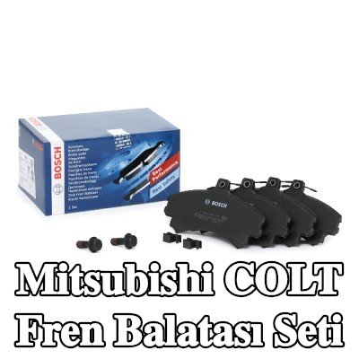 BOSCH Fren balatası seti 14, 2mm, gıcırtı önleyici plaka ile, cıvata/vida ile, montaj kılavuzu ile — Mitsubishi Colt