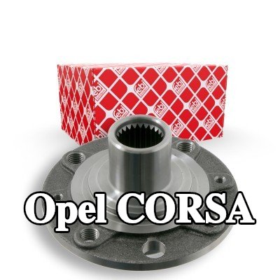 FEBI BILSTEIN محور العجلة المحور الأمامي الأيسر, المحور الأمامي الأيمن, بدون محمل عجلة — Opel Corsa