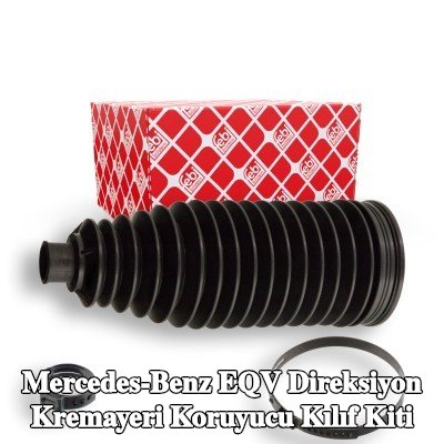 FEBI BILSTEIN Direksiyon kremayeri kılıfı kiti Ön Aks Sağ, kelepçeli — Mercedes-Benz Eqv