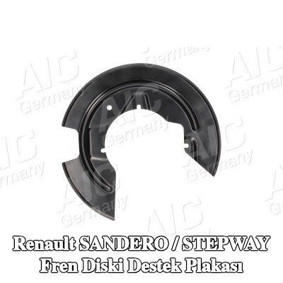 AIC Fren diski destek plakası Ön Aks Sağ — 2008 Renault Sandero / Stepway