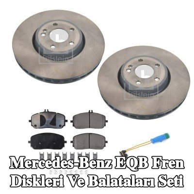 FEBI BILSTEIN Fren diskleri ve balataları seti Ön Aks, içten havalandırmalı — Mercedes-Benz Eqb